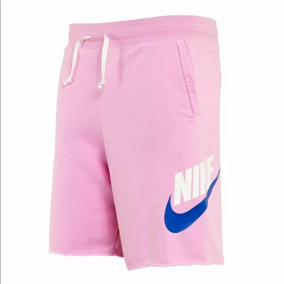Pink nike alumni shorts Clearance